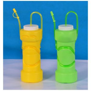 lekka butelka z rurką do picia formowana metodą rozdmuchową