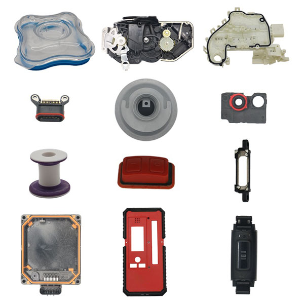 dwukolorowe produkty silikonowe formowane wtryskowo